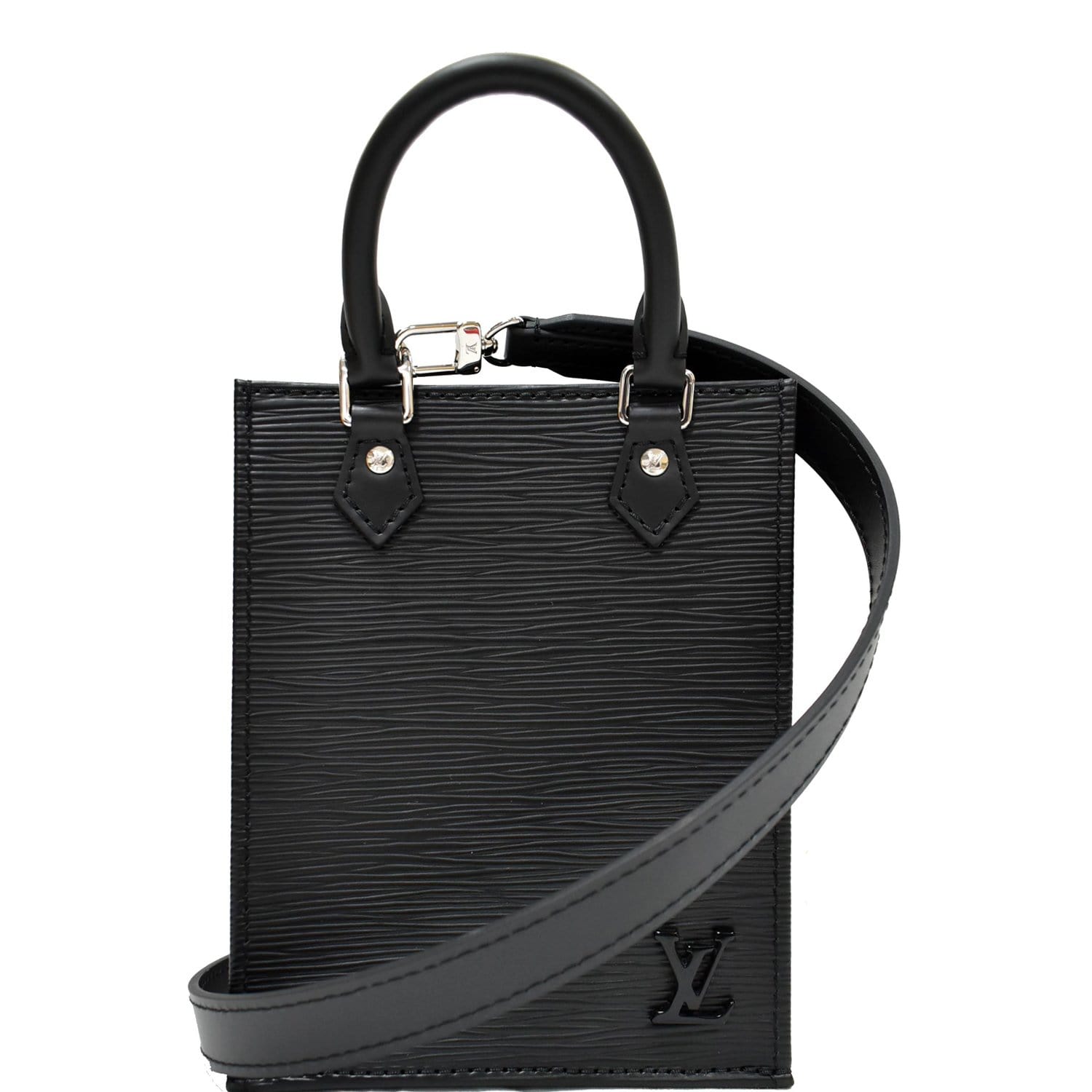 Louis Vuitton Petit Sac Plat EPI Leather Crossbody Bag