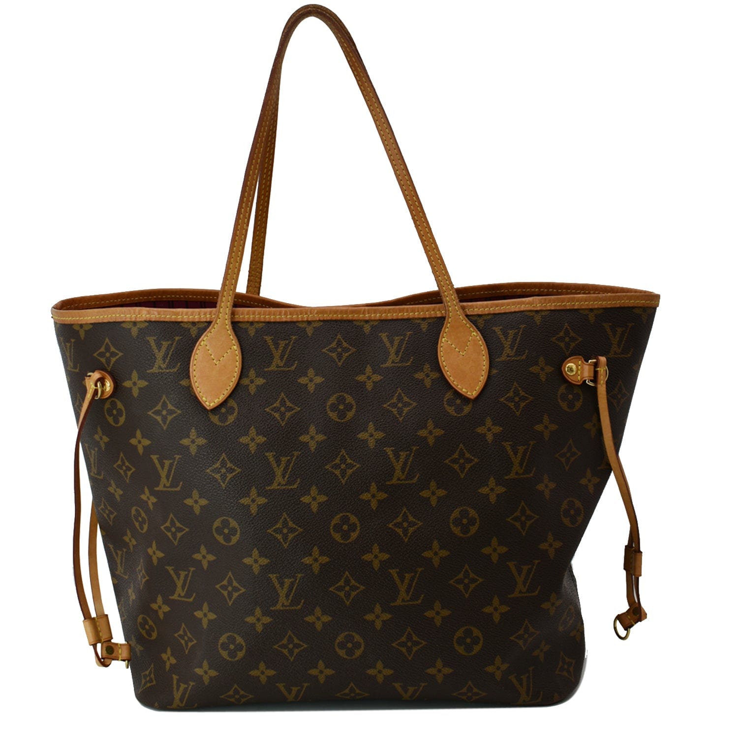 Louis Vuitton Neverfull Monogram Patches MM Fuchsia Lining in Coated Canvas  with Gold-tone - US