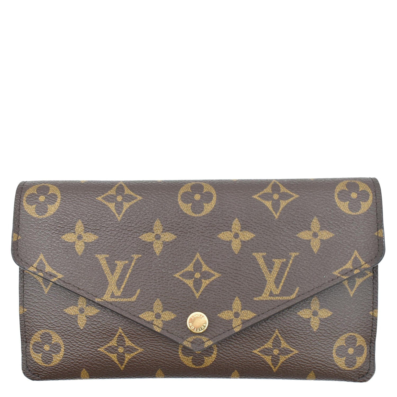 Sarah cloth wallet Louis Vuitton Brown in Cloth - 30664223