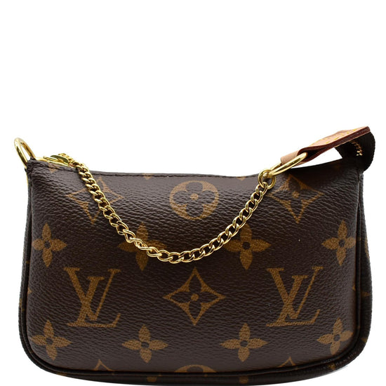 Louis Vuitton Vintage - Monogram Mini Pochette Accessoires Bag - Brown -  Monogram Leather Handbag - Luxury High Quality - Avvenice