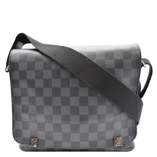 LOUIS VUITTON Shoulder Bag N41028 District PM Damier Grafitto