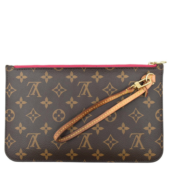 Louis Vuitton Monogram Neverfull Pouch - Brown Clutches, Handbags -  LOU810541