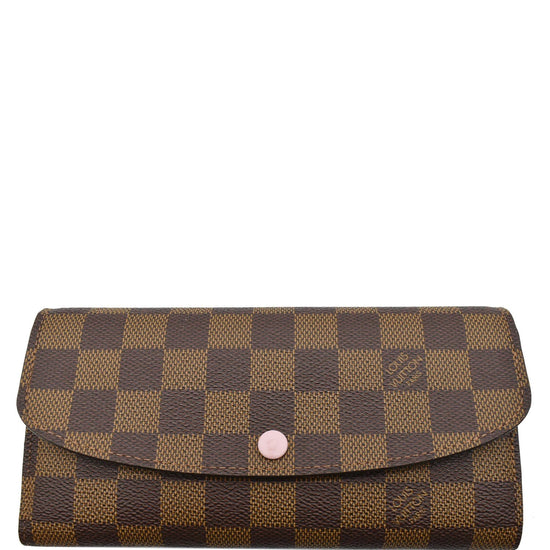 Louis Vuitton Wallet Emilie Damier Azur Rose Ballerine Interior - US