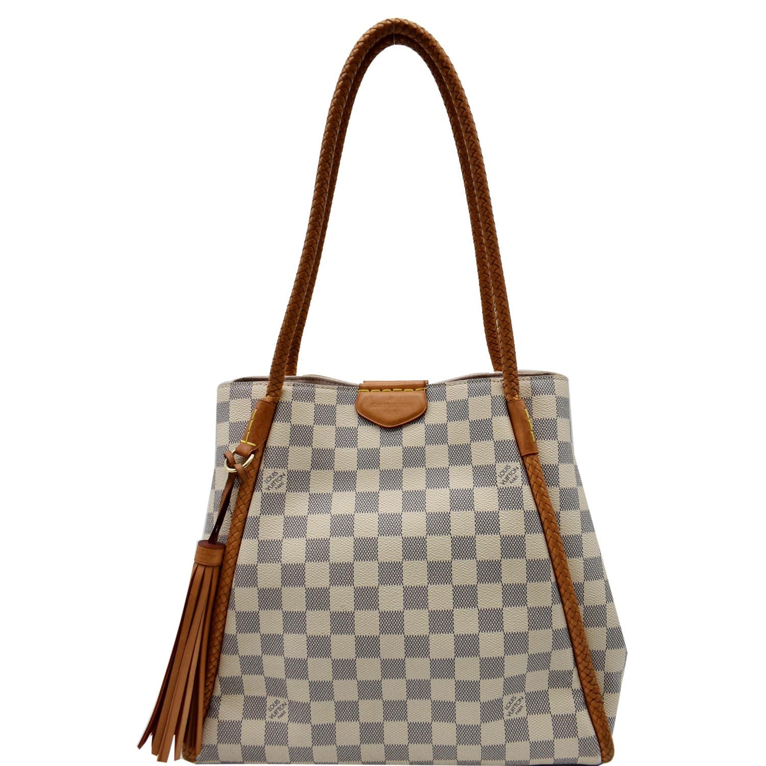 Louis Vuitton Damier Azur Propriano Braided Tote Bag 477lvs63