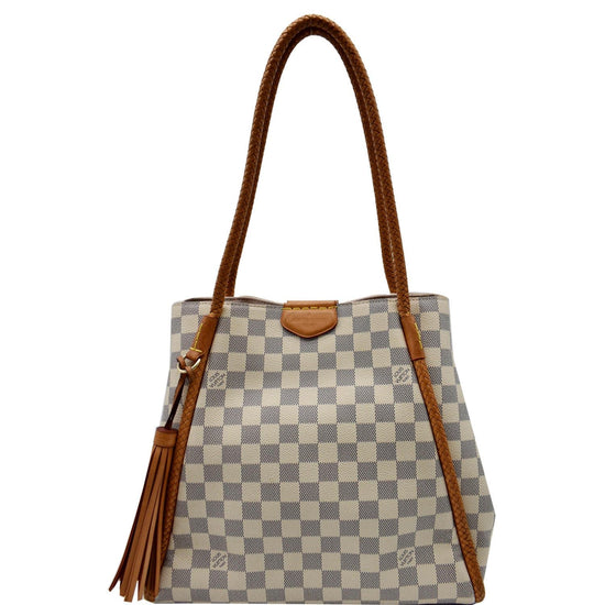 Propriano Damier Azur Canvas Tote Shoulder Bag – Baggio Consignment