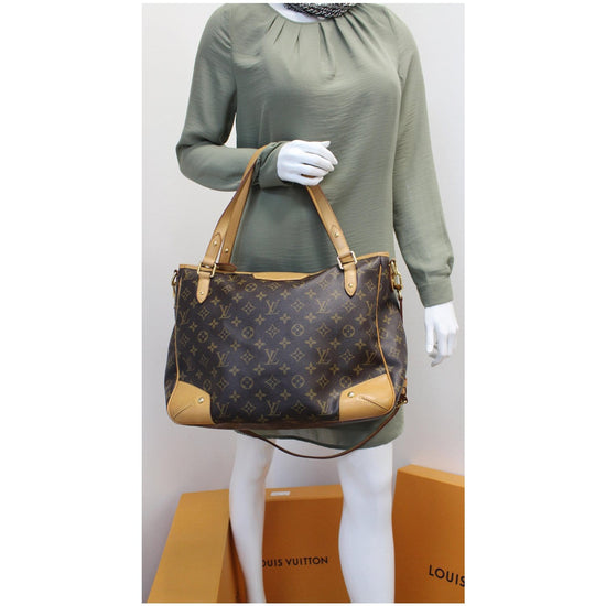 Estrela leather crossbody bag Louis Vuitton Brown in Leather - 27136385