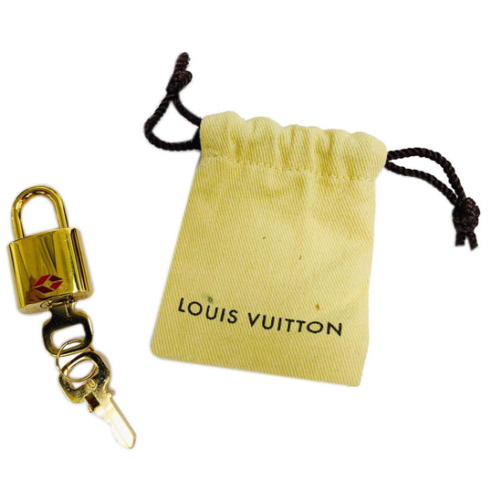 LOUIS VUITTON Brass TSA Lock and Key Set 007 238201