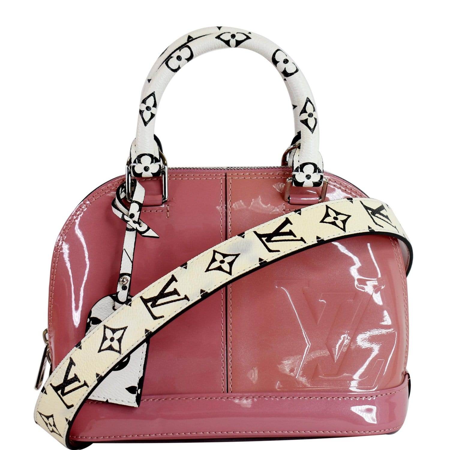 Louis Vuitton Alma Bb Leather Handbag