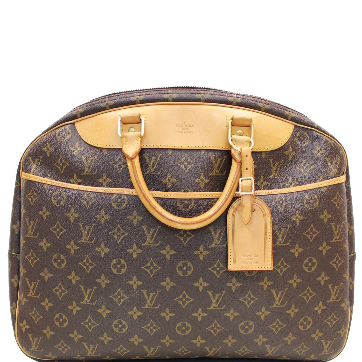 Authentic LOUIS VUITTON Monogram Alize 11 24 Heure 55cm Soft 