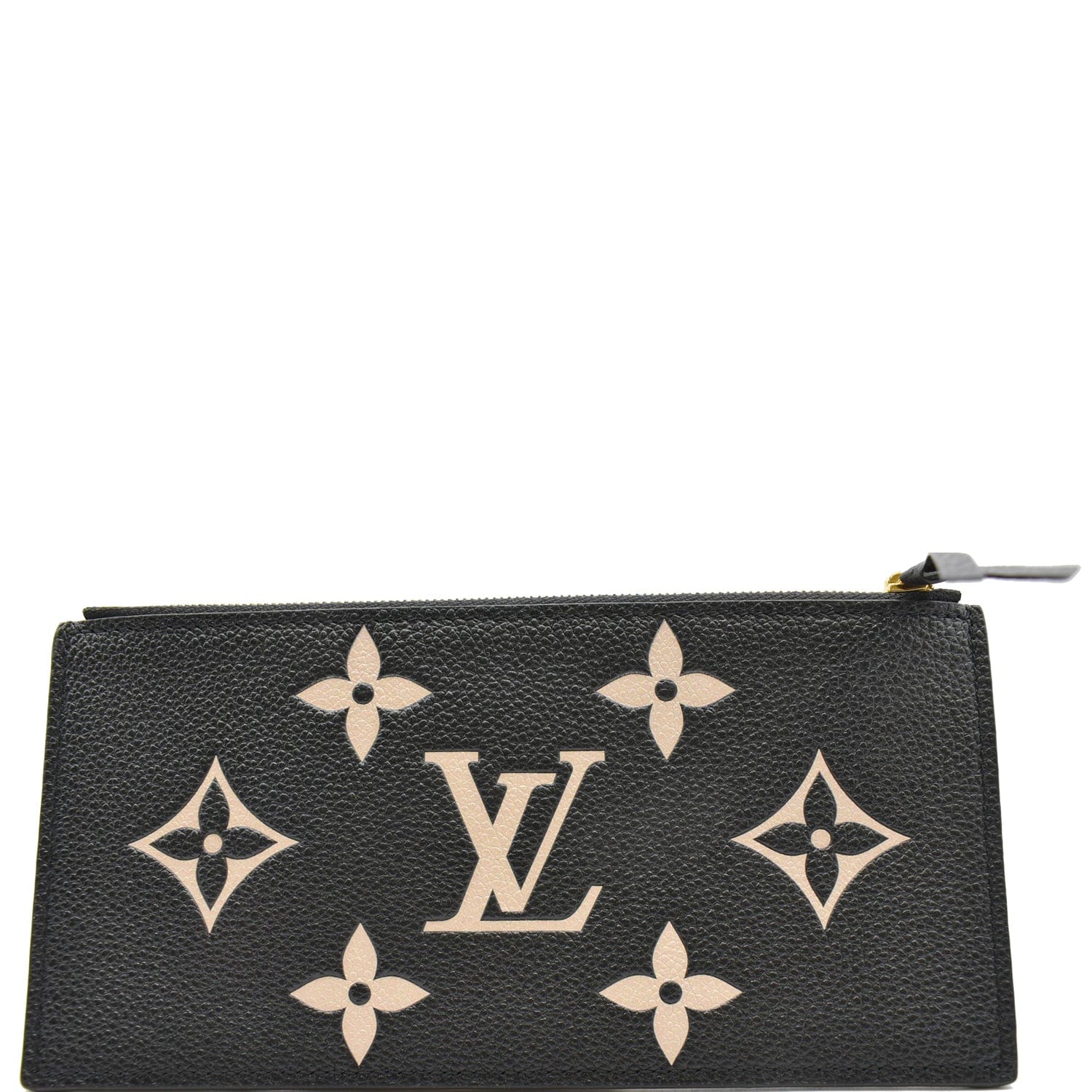 LOUIS VUITTON Leather Insert Wallet for Felicie Black-US