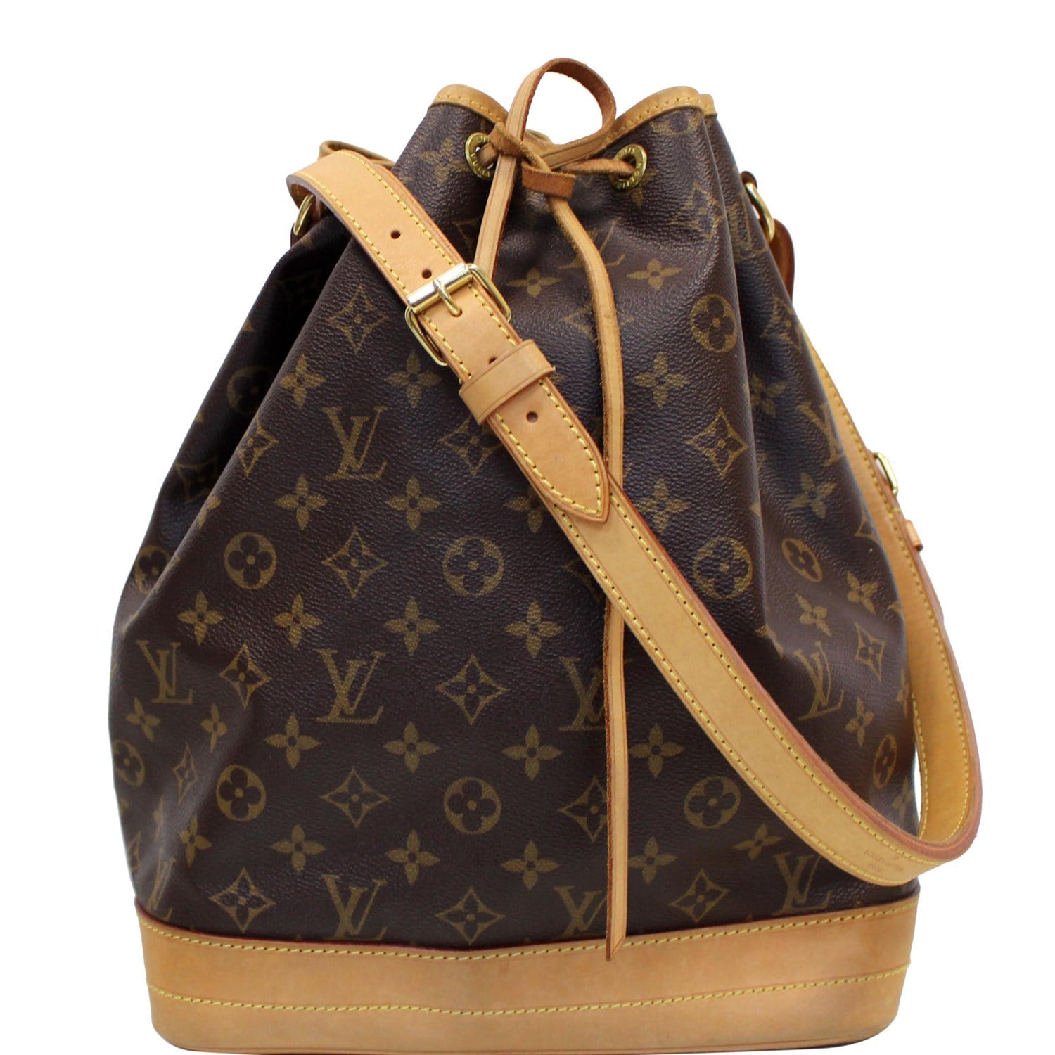 LOUIS VUITTON Monogram Canvas Large Noe Bag Brown Leather ref.315418 - Joli  Closet