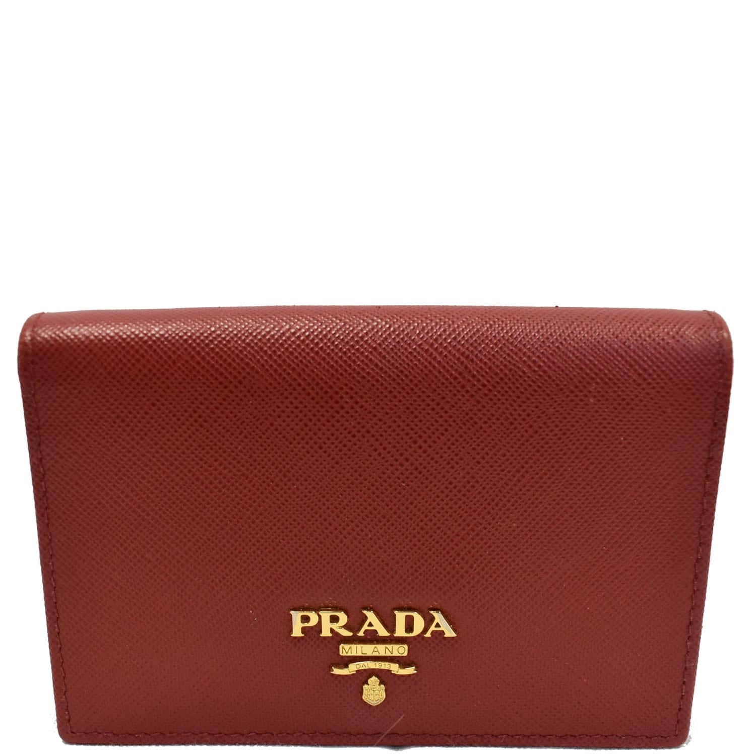 Prada Red Saffiano Leather Crossbody Wallet- Vintage – The