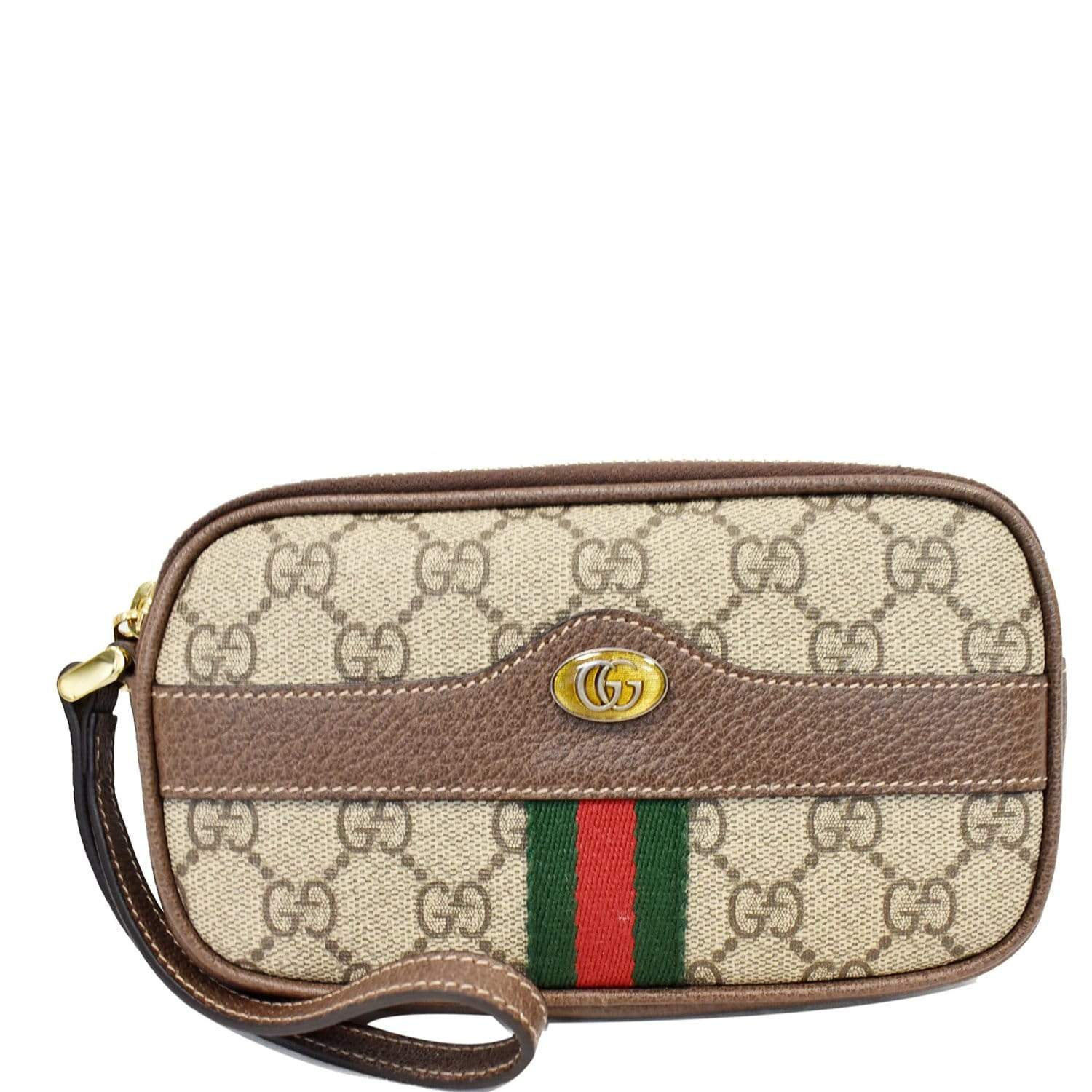 Gucci GG Supreme Web Ophidia Pouch - ShopStyle Clutches
