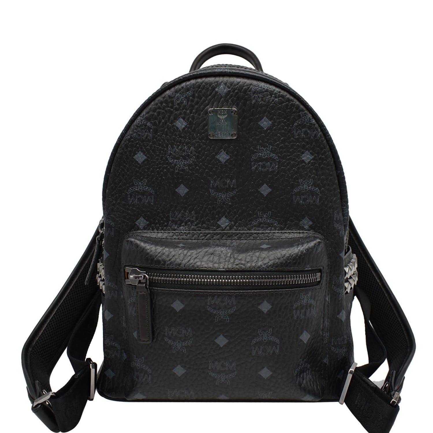 Mini Stark Crossbody in Visetos Black