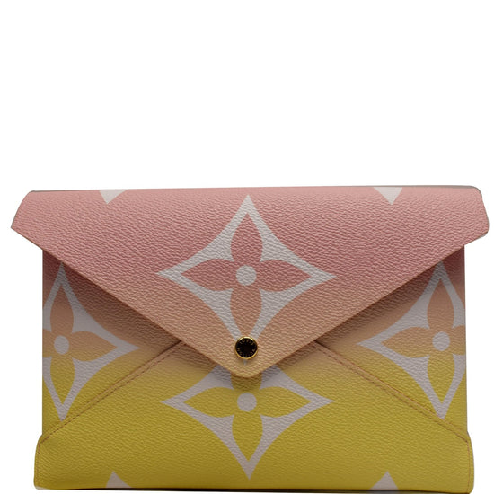 Louis Vuitton Envelope Pouch Monogram By the Pool Kirigami MM Blue in  Coated Canvas with Gold-tone - US
