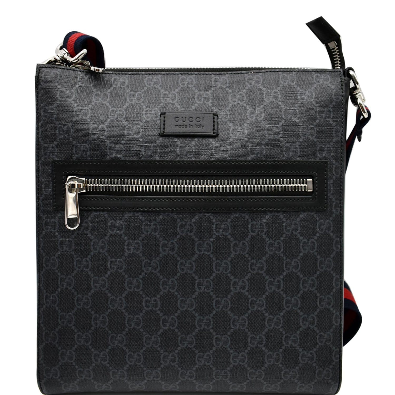 Gucci GG Supreme messenger  Messenger bag men, Leather messenger bag men, Gucci  bag