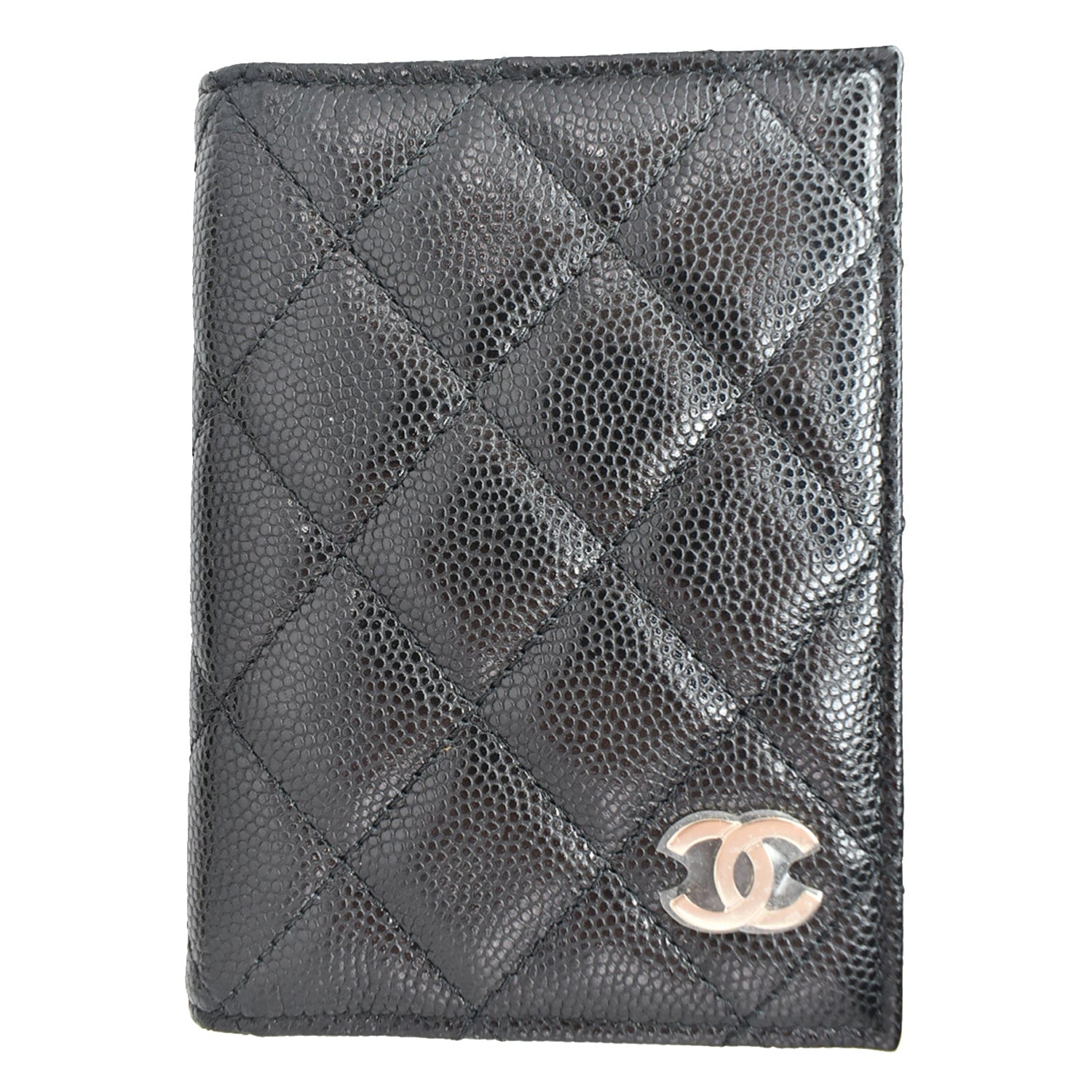 Chanel CC Card Holder Quilted Lambskin Leather Wallet - DDH