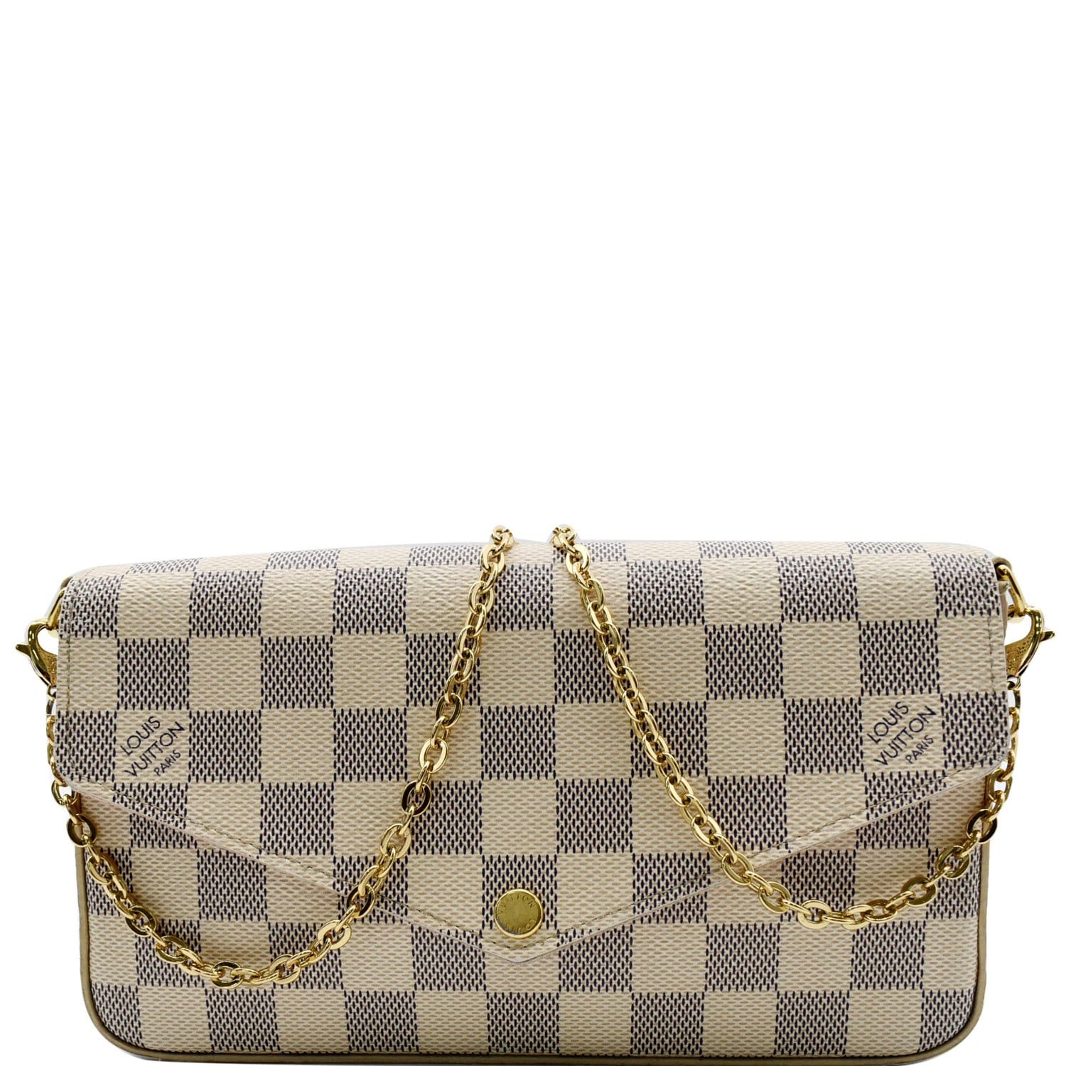 Louis Vuitton Damier Azur Pouch Clutch 2020 Cosmetic Bag