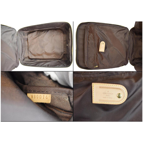 Pegase cloth travel bag Louis Vuitton Brown in Cloth - 17771985