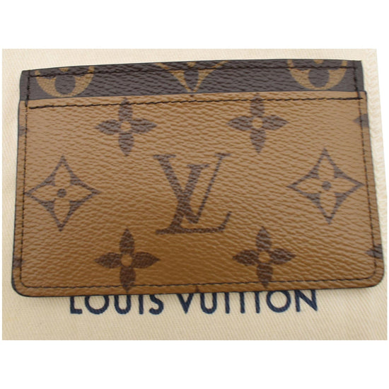 Louis Vuitton Card Holder Monogram Reverse Canvas - A World Of