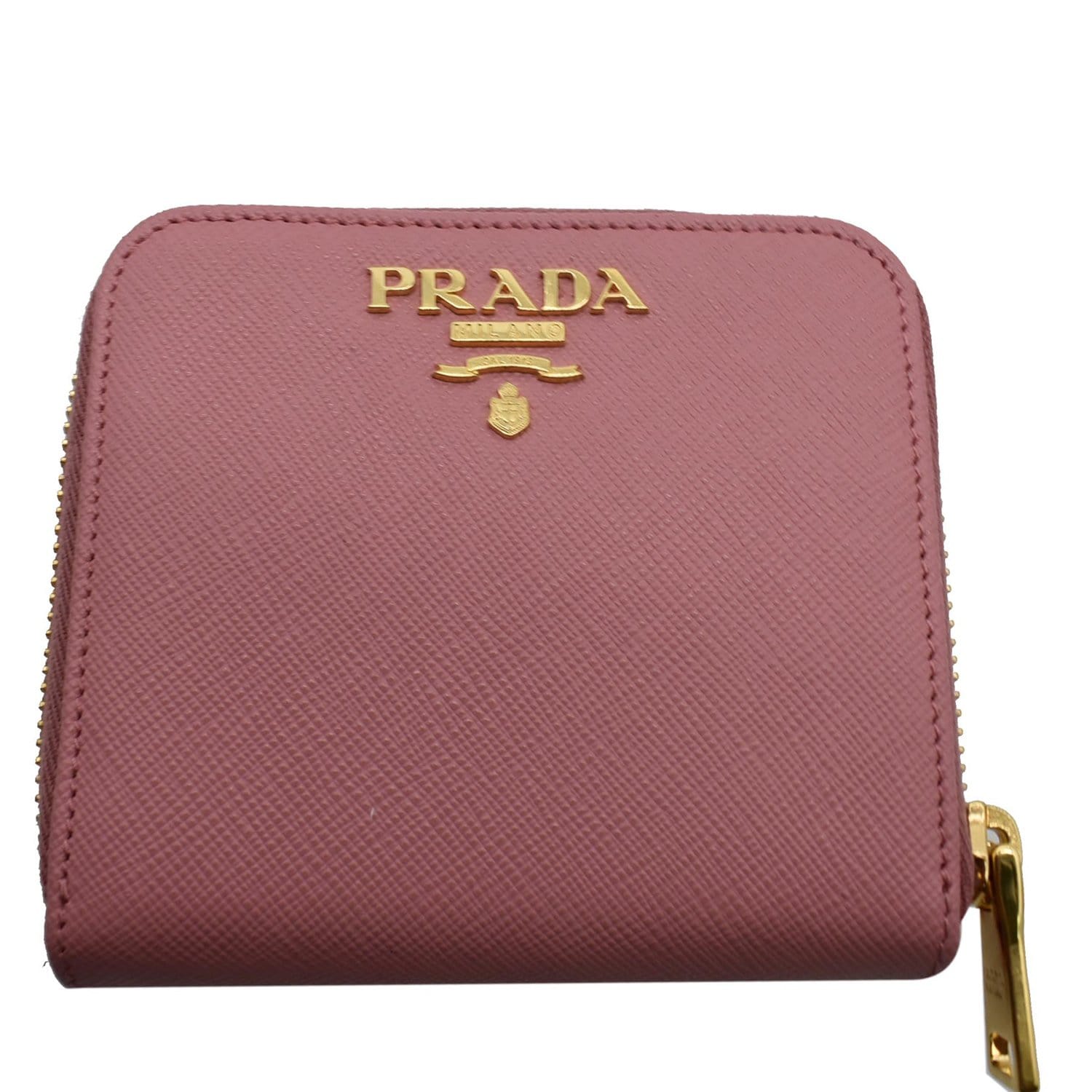 PRELOVED Prada Pink Saffiano Leather Zip Around Long Wallet 221 051023 –  KimmieBBags LLC