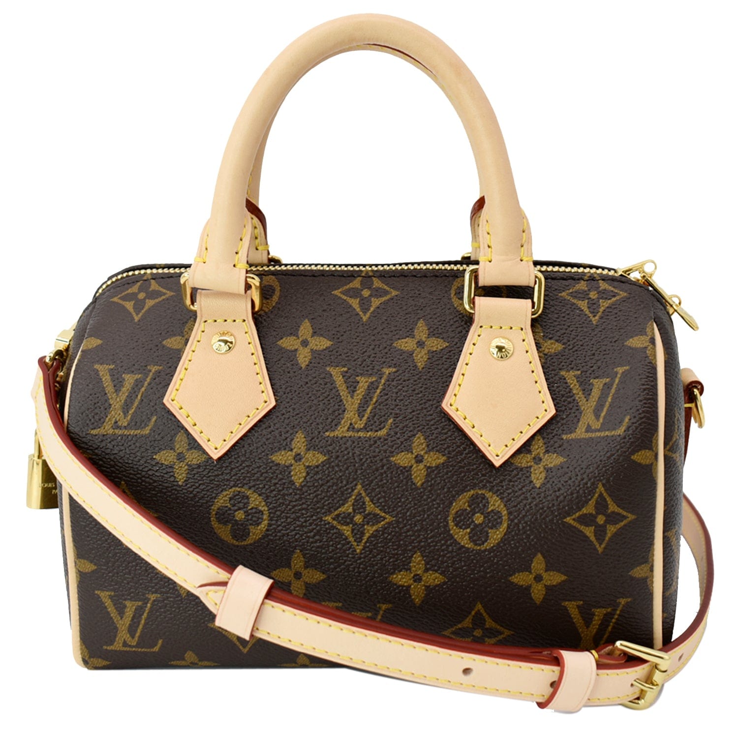 Louis Vuitton Speedy Bandouliere 20 Monogram Brown/Black in Coated Canvas  with Gold-tone - US