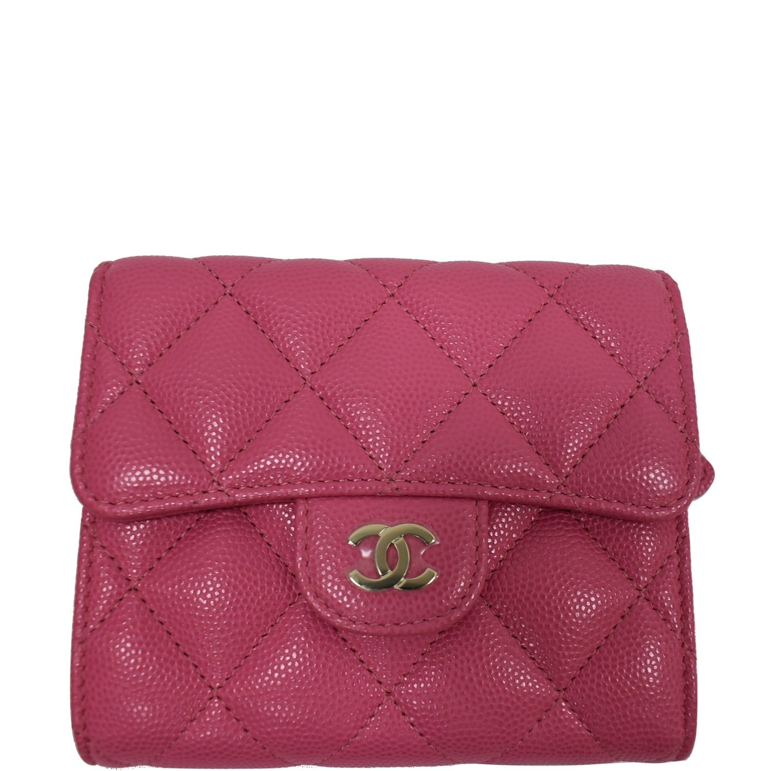 Chanel Classic Flap Card Holder Coin Purse Pink, Pink, One Size