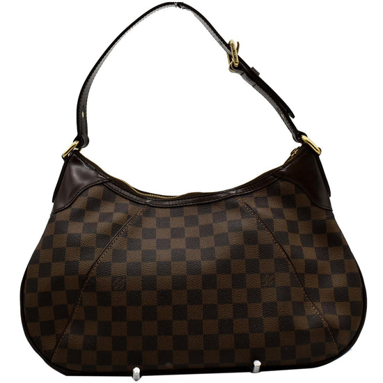 Louis Vuitton Thames GM Damier Ebene Hobo Shoulder Bag Large Brown