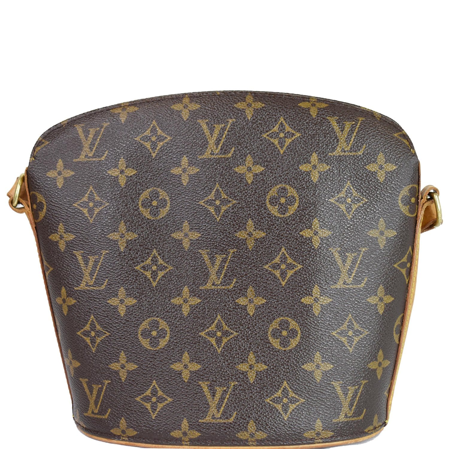 Brown Louis Vuitton Monogram Drouot Crossbody Bag