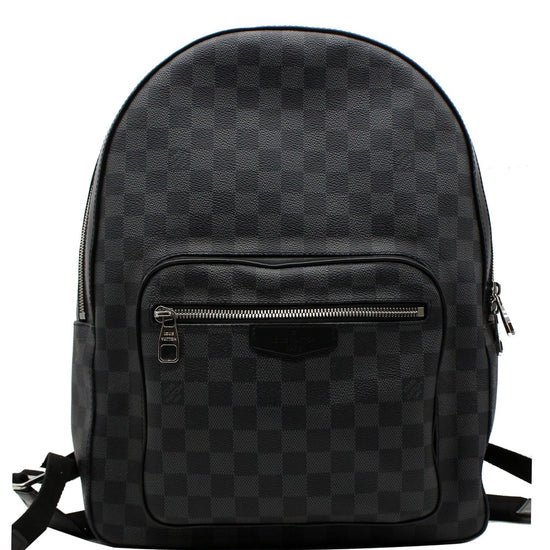 LOUIS VUITTON Josh Damier Graphite Backpack Bag Black-US