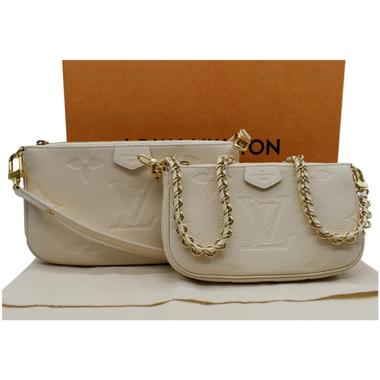 Louis Vuitton Bicolor Multi Pochette Accessoires Brown/Cream