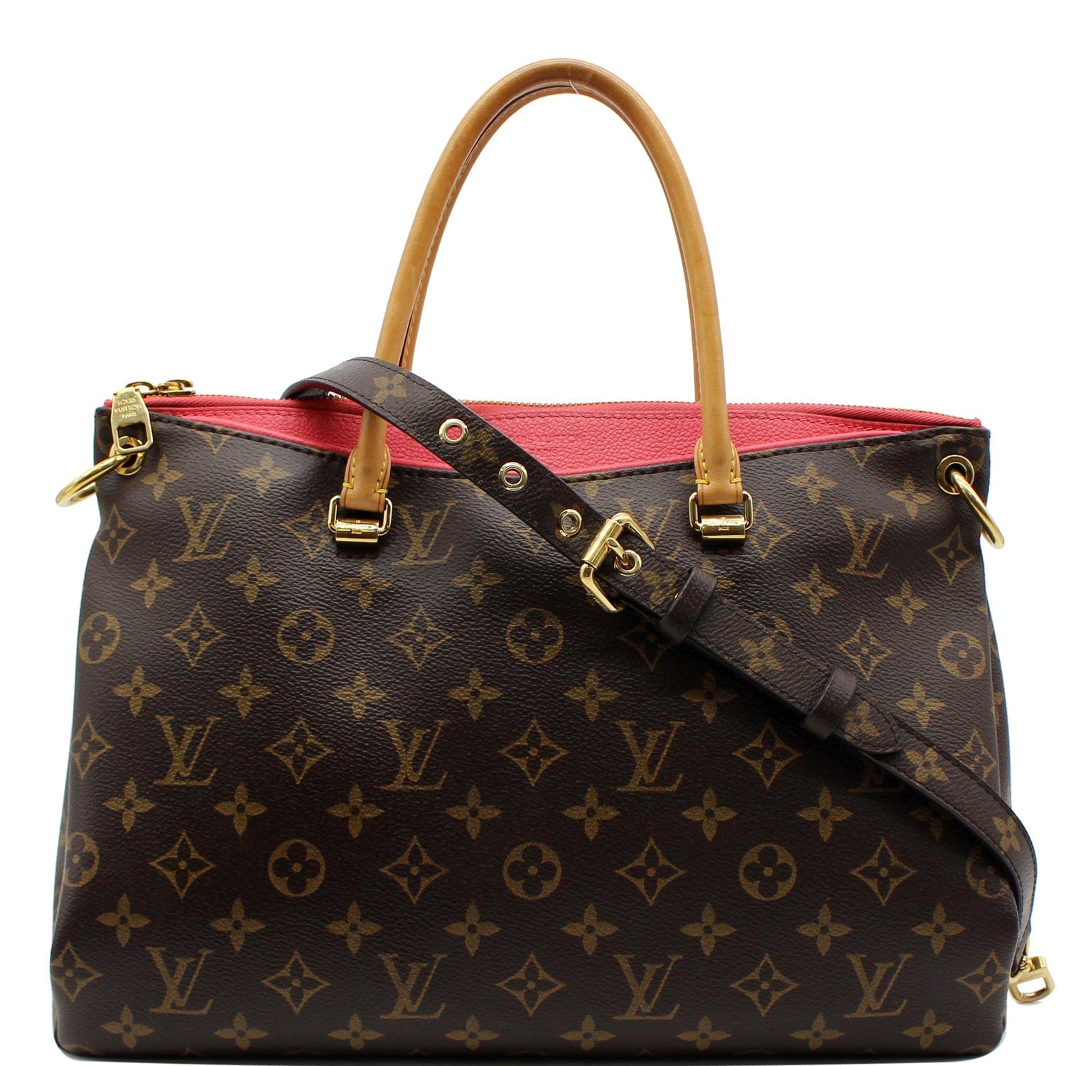 Louis Vuitton Monogram Pallas MM with Hot Pink - A World Of Goods For You,  LLC