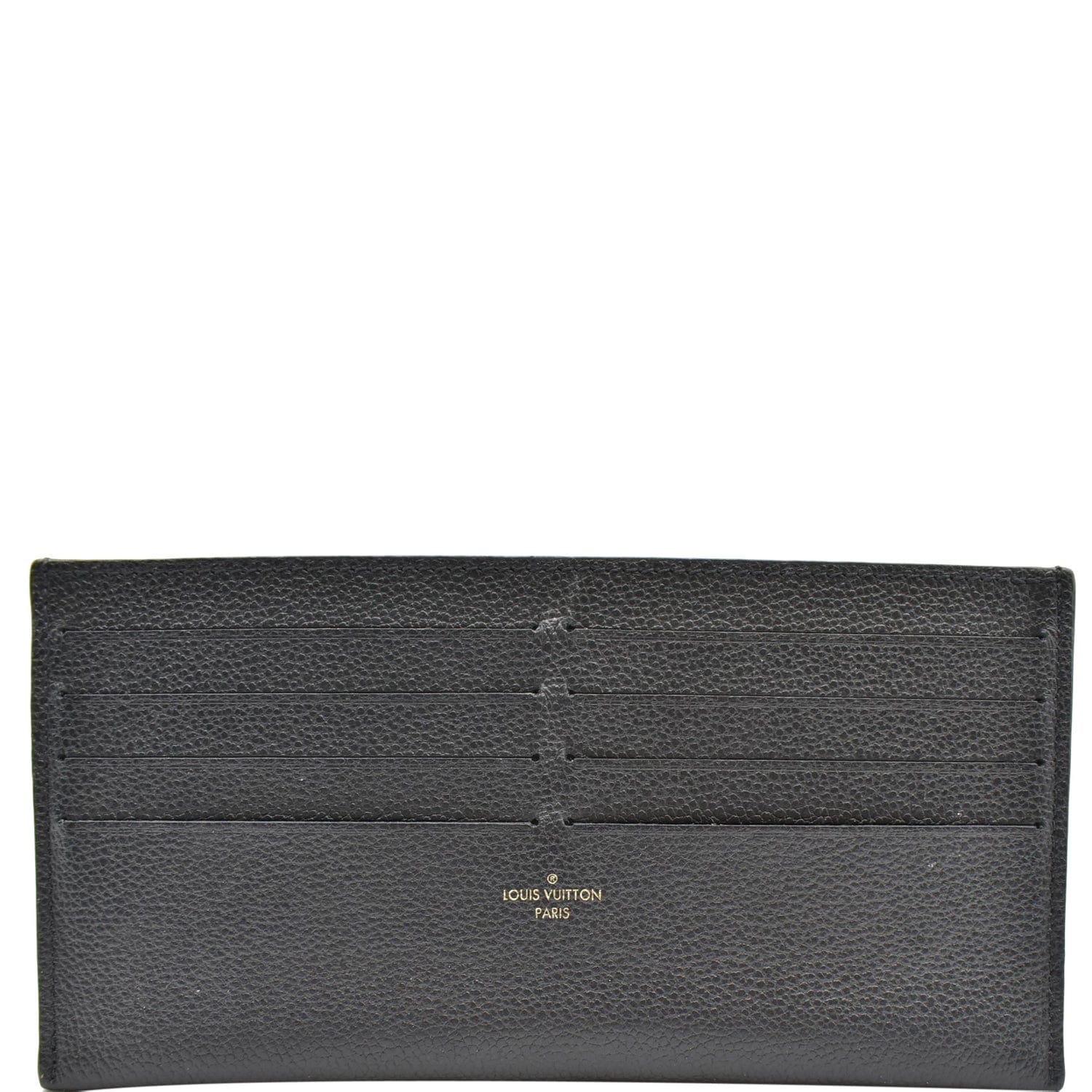 Leather wallet Louis Vuitton Black in Leather - 31795918