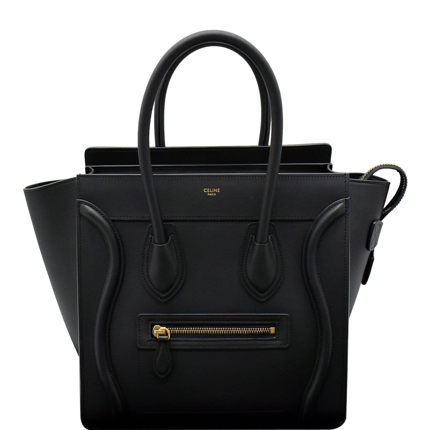 Celine Mini Luggage Leather Tote Bag - Dallas Handbags