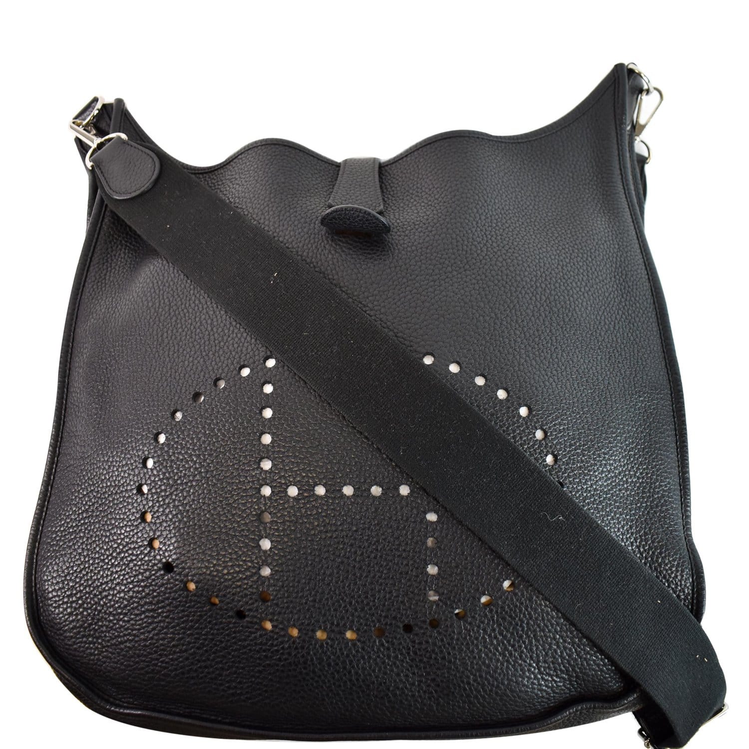 Chanel Black Leather & Chain Waist Belt 70 Q6A04I1LKB013