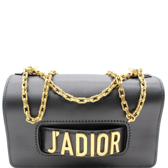 J'adior leather handbag Dior Black in Leather - 30471934