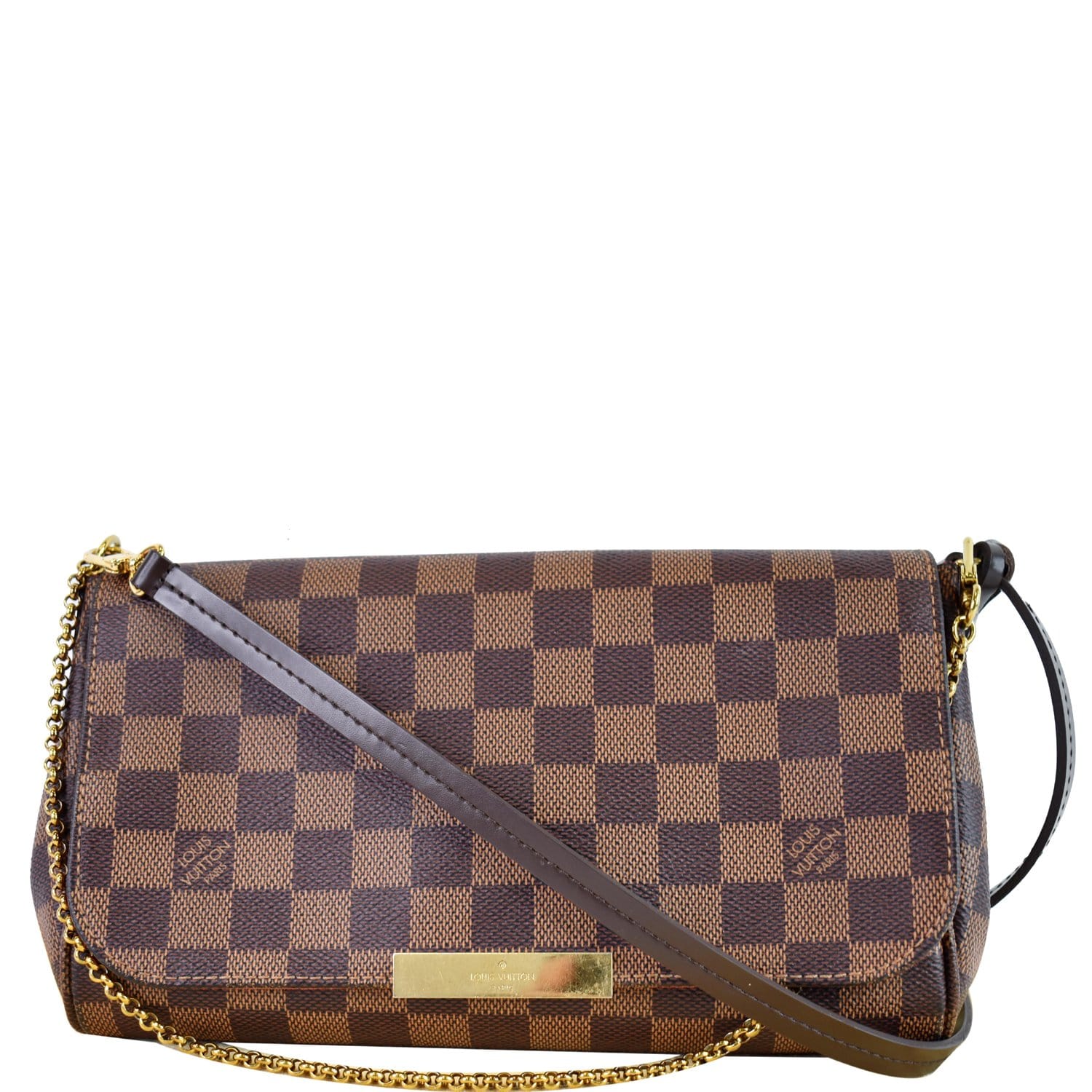 Louis Vuitton Damier Ebene Favorite MM - Brown Crossbody Bags, Handbags -  LOU90901