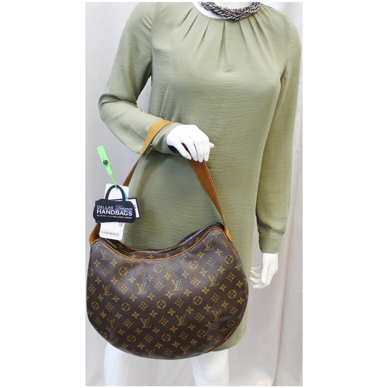 LOUIS VUITTON Croissant GM Monogram Canvas Shoulder Bag Brown-US