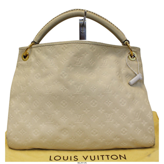 Louis Vuitton Neige Monogram Empreinte Leather Artsy MM Bag Louis