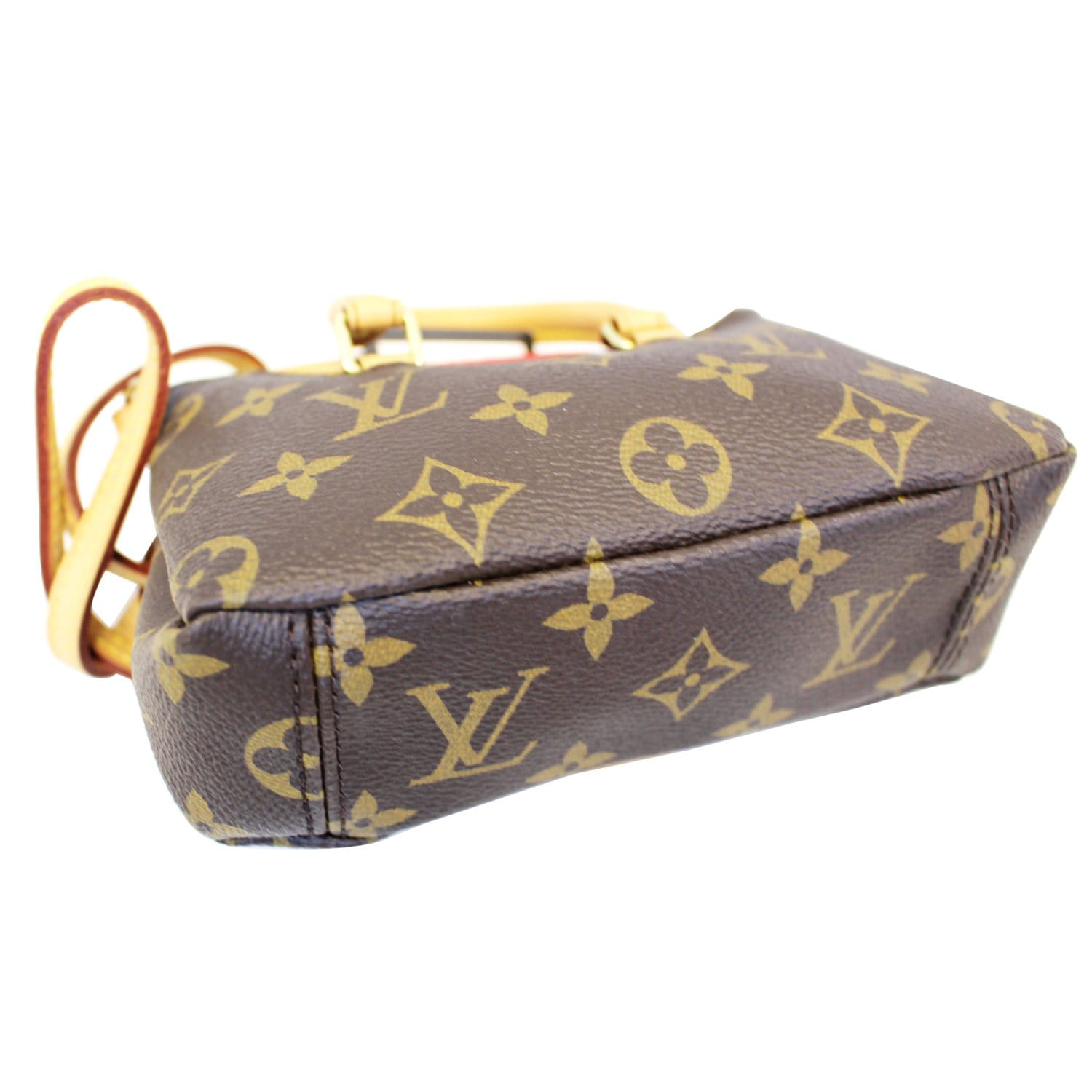 LOUIS VUITTON Nano Pallas Monogram Canvas Shoulder Crossbody Bag-US