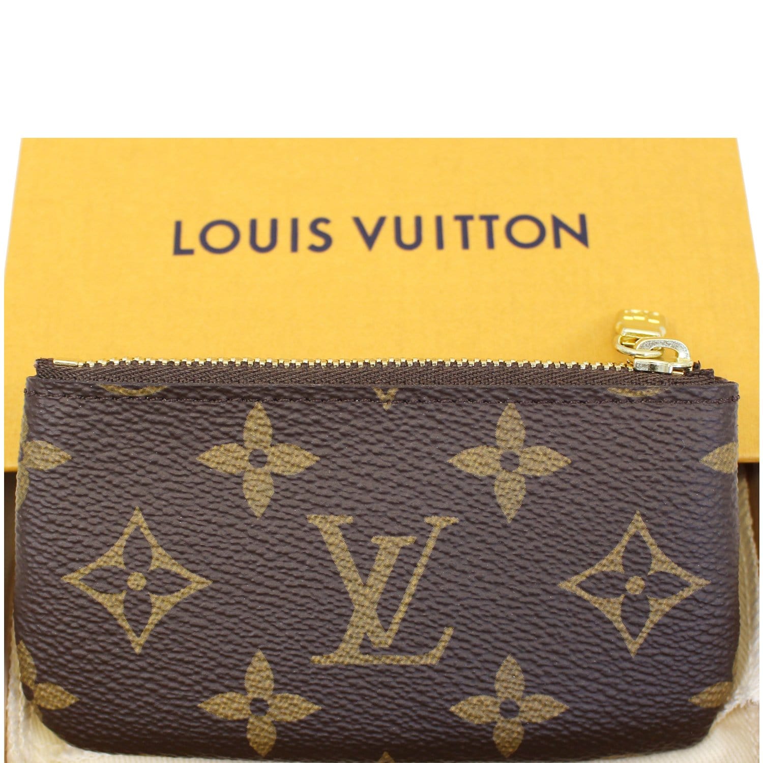 LOUIS VUITTON Monogram Canvas Pochette Key Cles Coin Case-US