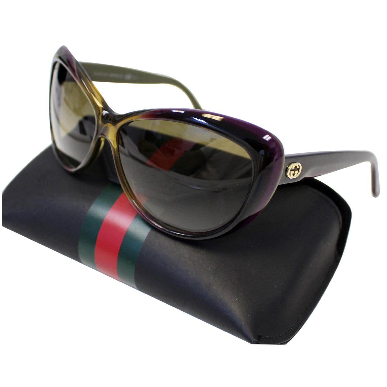 Gucci Cat Eye Sunglasses 3510s Purpleblack Us 