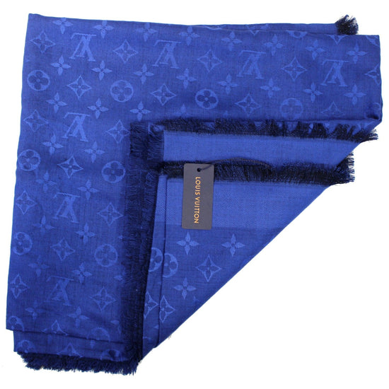 Louis Vuitton Blue Monogram Watercolor Cotton And Silk Bandana Scarf Louis  Vuitton | The Luxury Closet