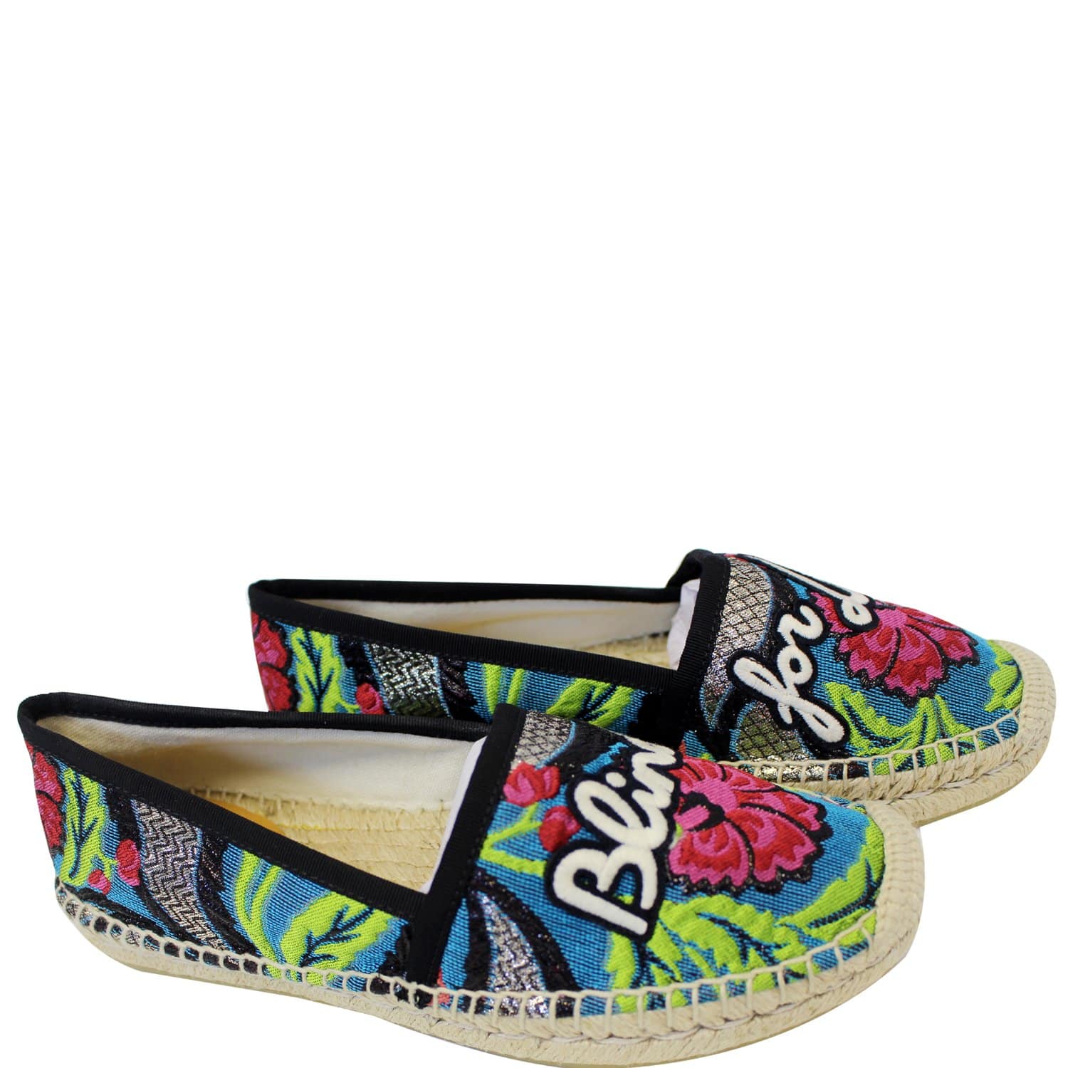 Gucci Flat Embroidered Blind For Love Multicolor