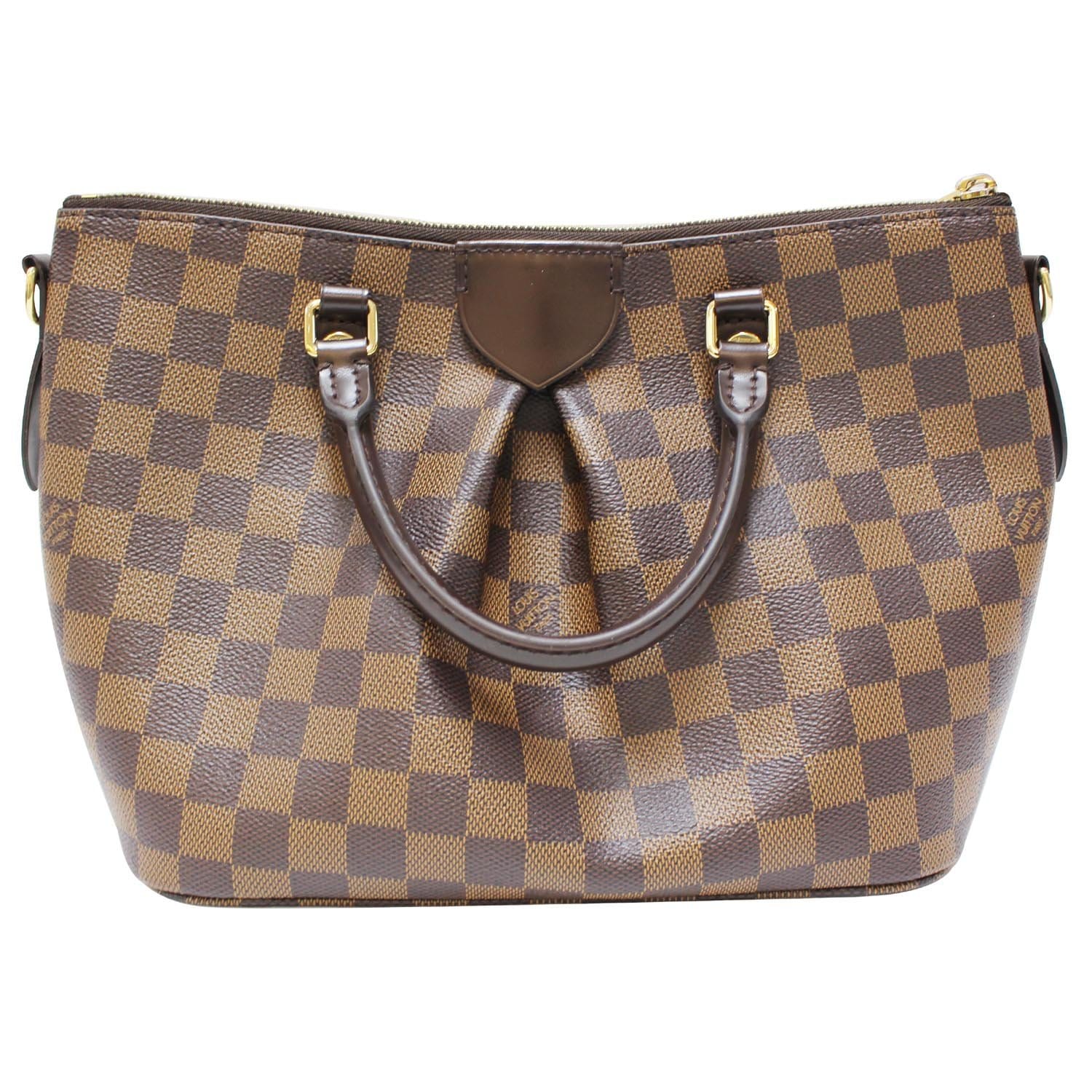 LOUIS VUITTON Siena PM Damier Ebene Shoulder Bag Brown-US