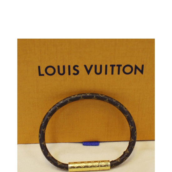 LOUIS VUITTON Monogram Canvas Confidential Bracelet-US