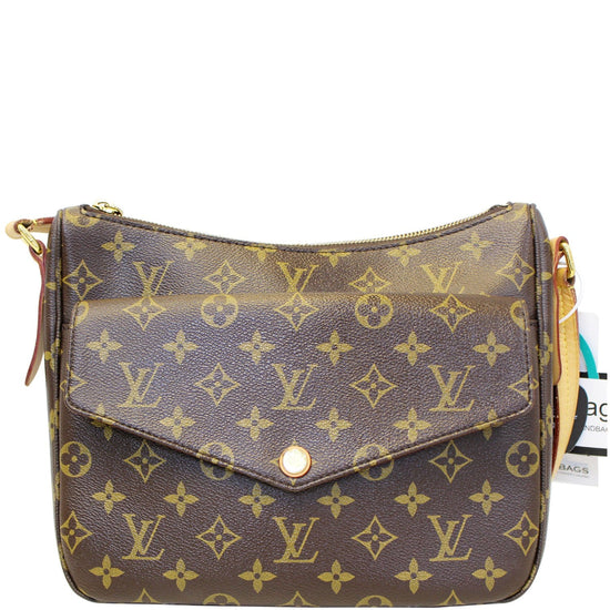 LOUIS VUITTON Mabillon Monogram Canvas Shoulder Crossbody Bag Brown-US