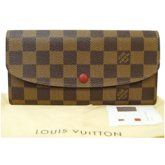 Louis Vuitton Unisex Damier Ebene Elise Trifold Compact Wallet Brown - Shop  Linda's Stuff