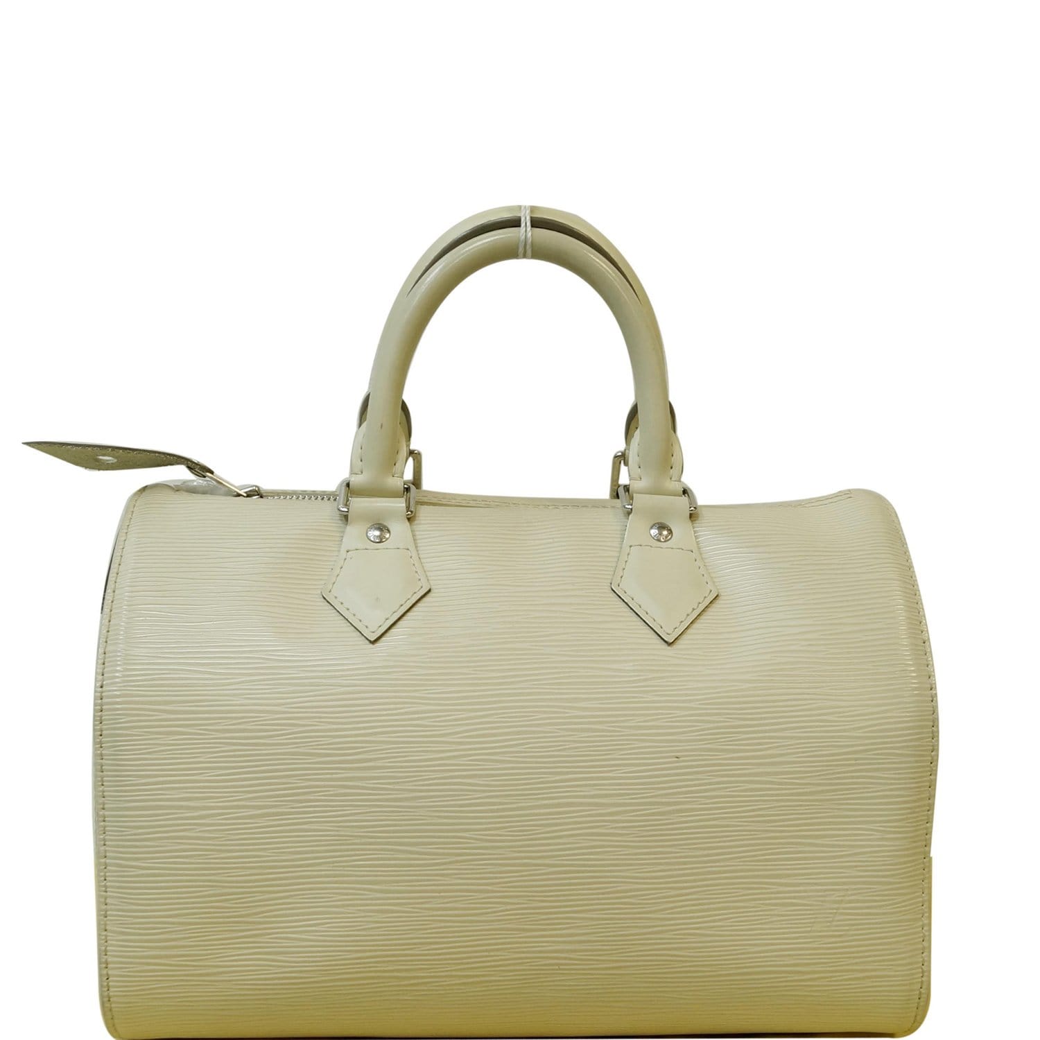 Speedy leather handbag Louis Vuitton Beige in Leather - 30830154