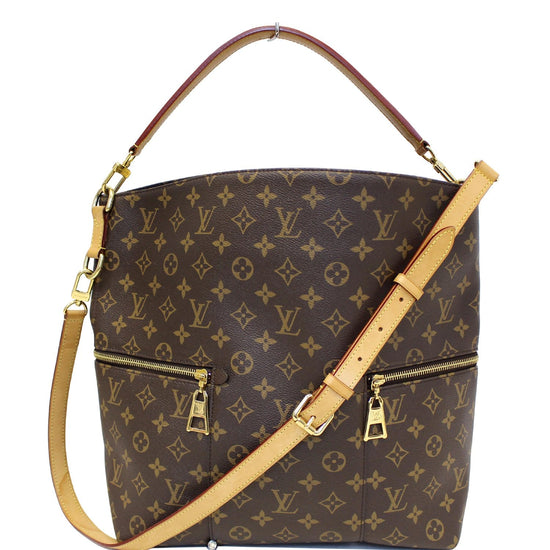 Louis Vuitton Melie Monogram Canvas Top Handle Shoulder Strap Crossbody Bag